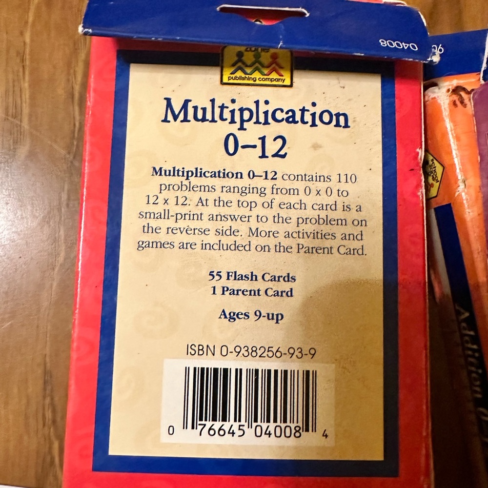 Math Flash Cards - Picture 4 of 8